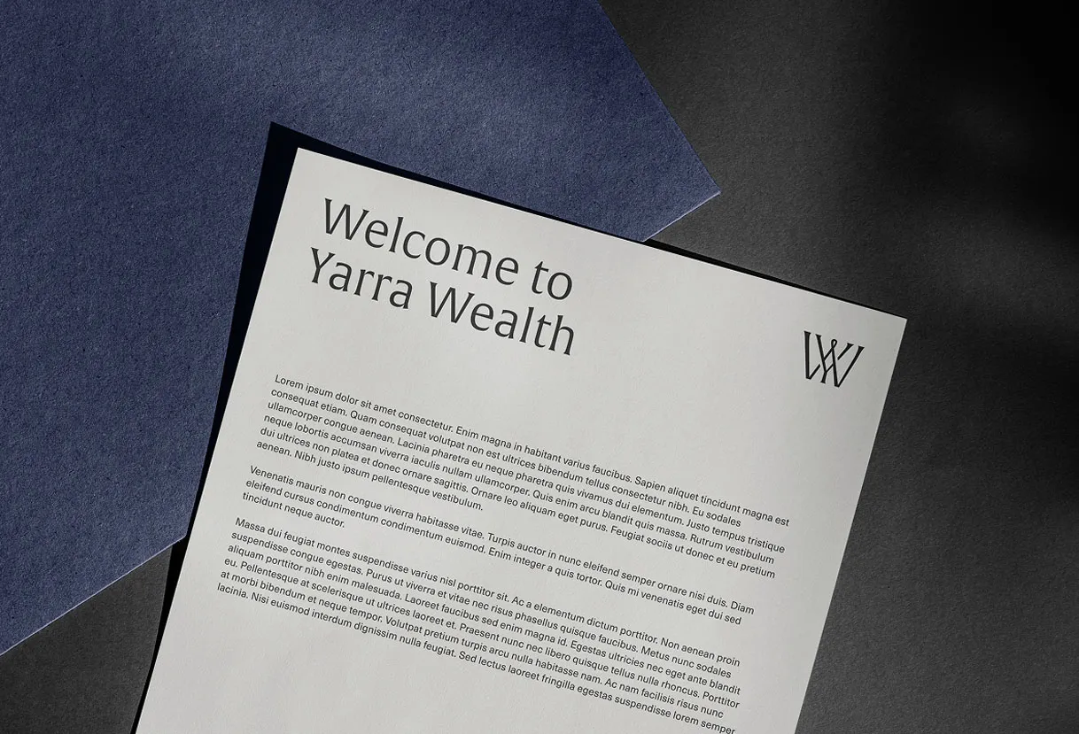 Yarra Wealth letterhead