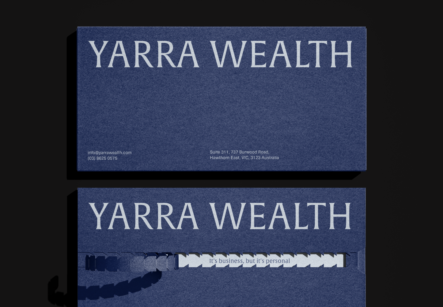 Yarra Wealth brand collateral
